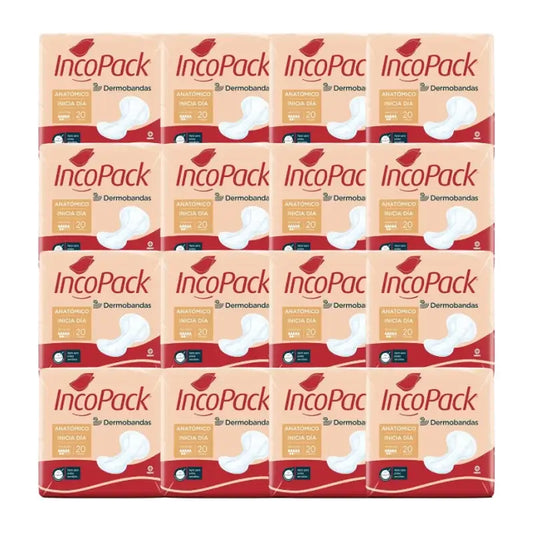 Incopack Inicia Anatomical Day , embalagem 4, 320 unidades