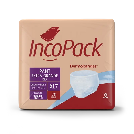 Incopack Absorbent Pant Day Extra Large Size , 80 unidades