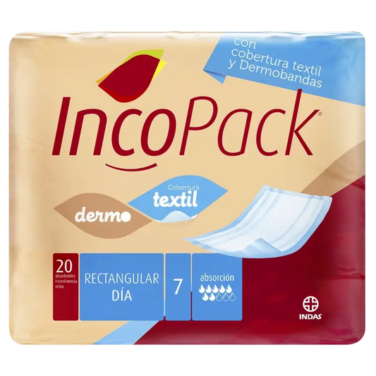 Incopack Absorvente Retangular Dia , 80 unidades
