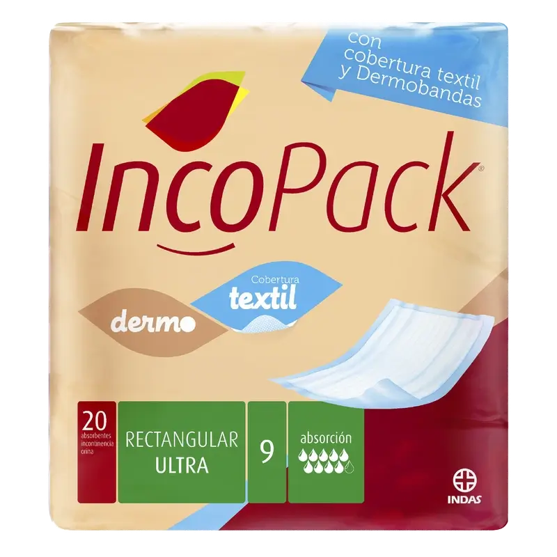 Almofada absorvente retangular Incopack Ultra Super Night , 80 pcs.