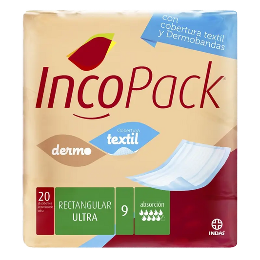 Almofada absorvente retangular Incopack Ultra Super Night , 80 pcs.