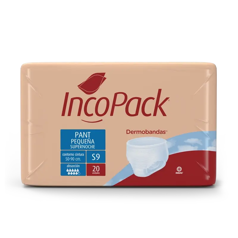 Incopack Calça Absorvente Calça Super Noite Tamanho Pequeno , 80 unidades