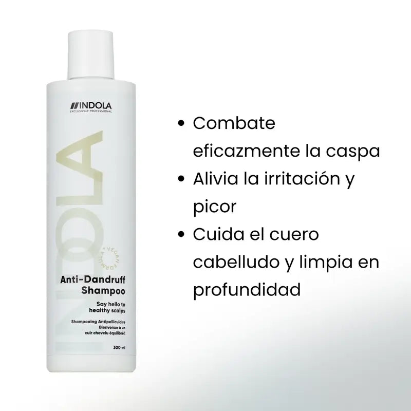 Indola Professional Champô Anti-Caspa, 300 Ml