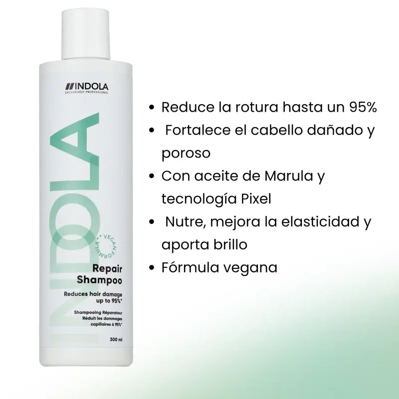Champô Reparador Indola Professional, 300 Ml