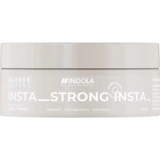 Indola Instastrong Todos os Tipos de Louro Máscara Profissional, 200 Ml