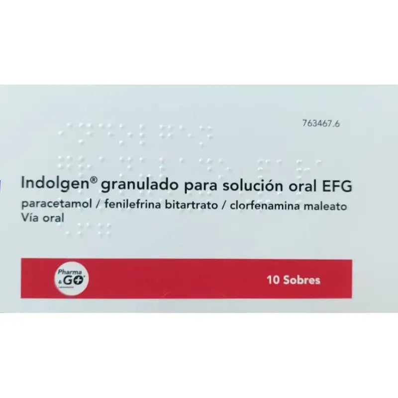 Indolgen Granules for Oral Solution, 10 saquetas solução oral