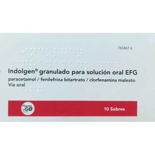 Indolgen Granules for Oral Solution, 10 saquetas solução oral