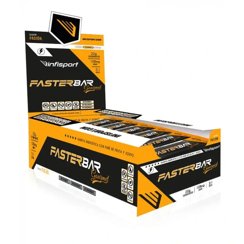 Caixa Infisport Faster Gourmet Maracujá , 28 unidades