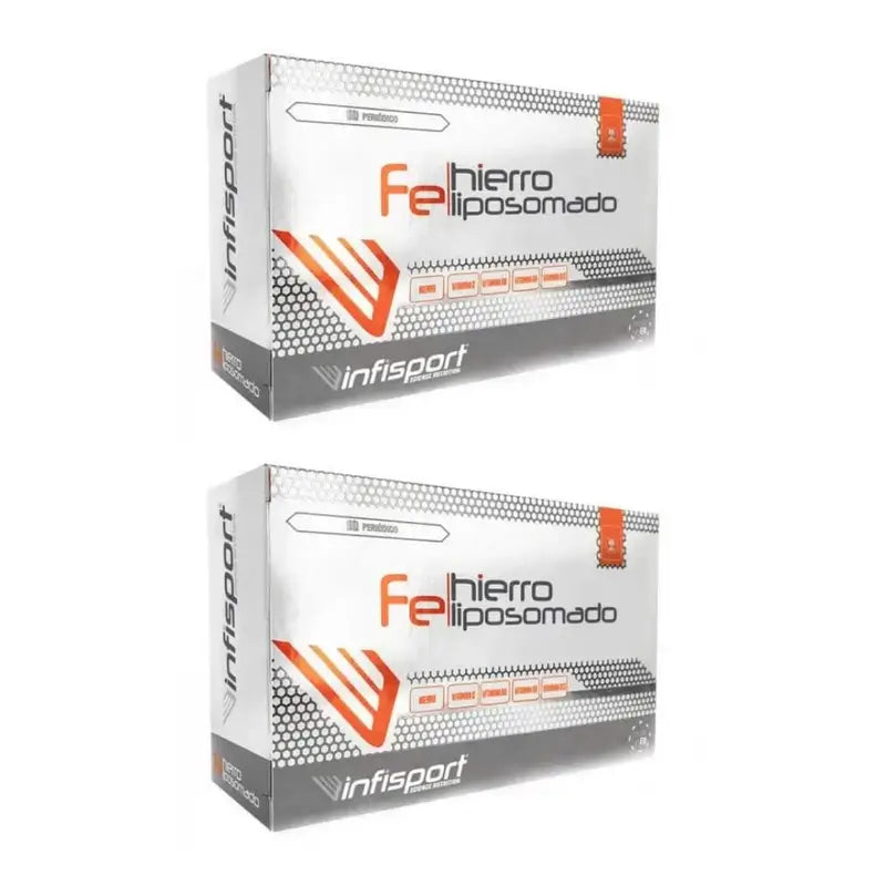 Infisport Fe Iron Ferro Lipossomal 590 Mg, 2X60 Cápsulas