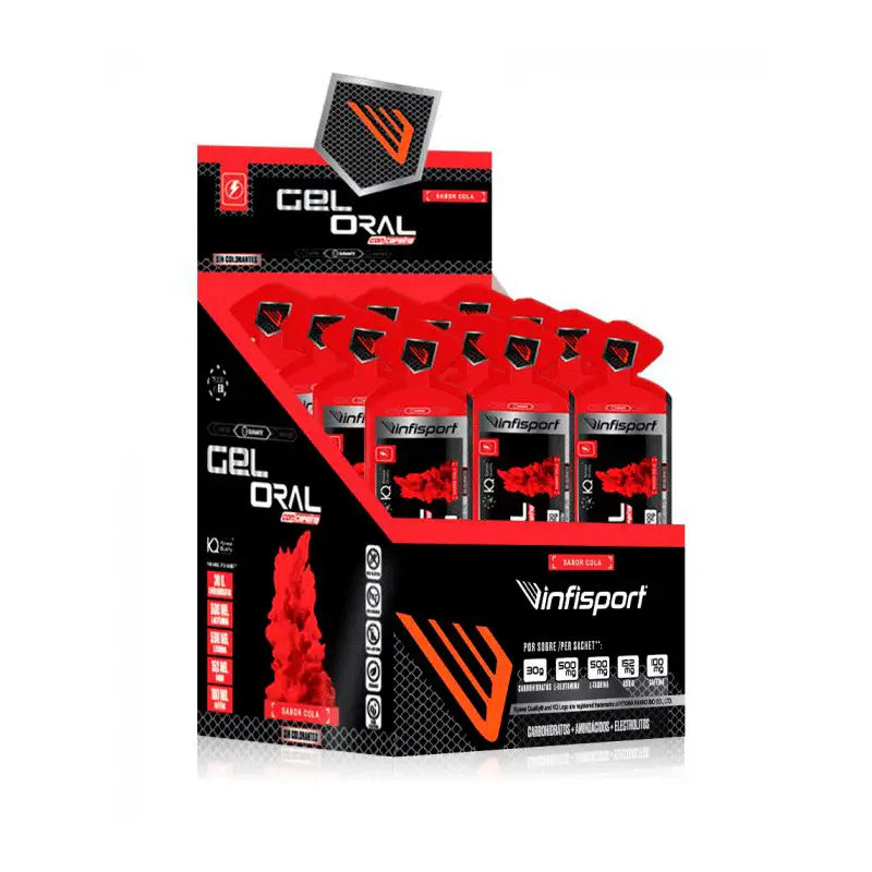 INFISPORT Sabor a cola gel oral 18 unidades x 50 gr