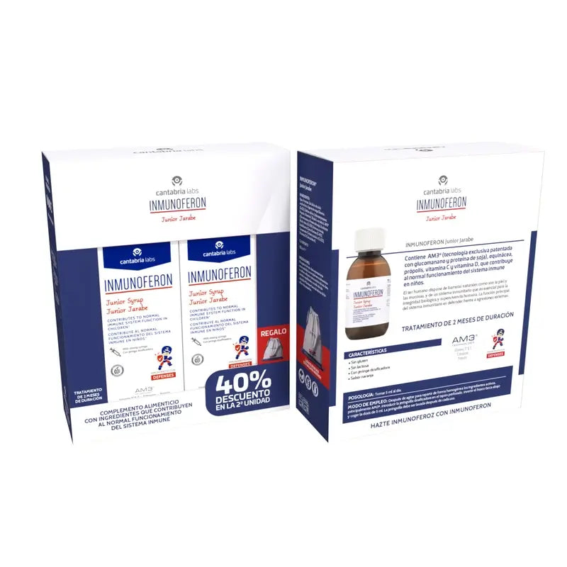 Inmunoferon Defensas Pack Duplo Junior Xarope 150 Ml