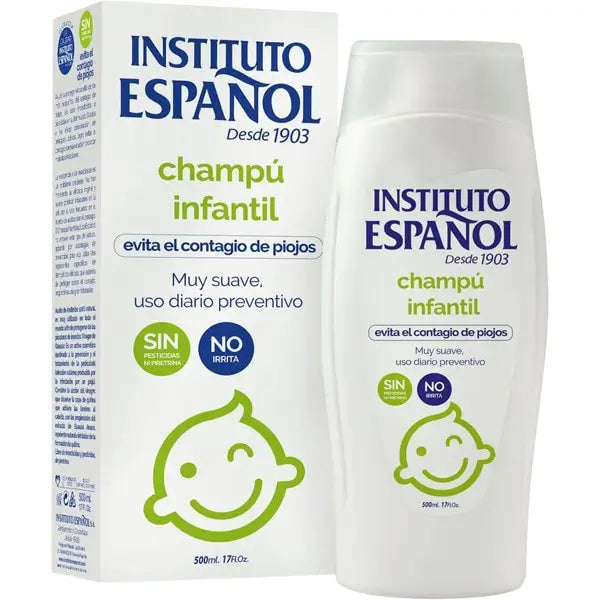 Champô anti-piolhos para crianças do Instituto Español - 500 Ml.