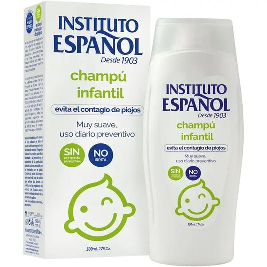 Champô anti-piolhos para crianças do Instituto Español - 500 Ml.