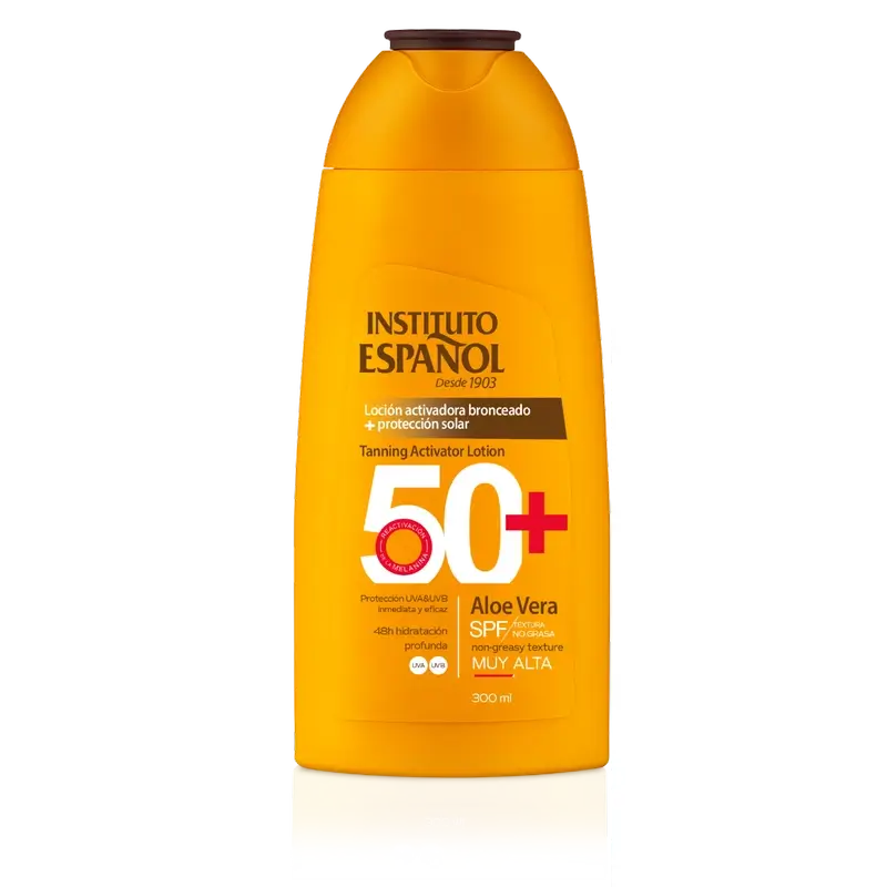 Loção bronzeadora Instituto Español P.Solar Spf50, 300 ml