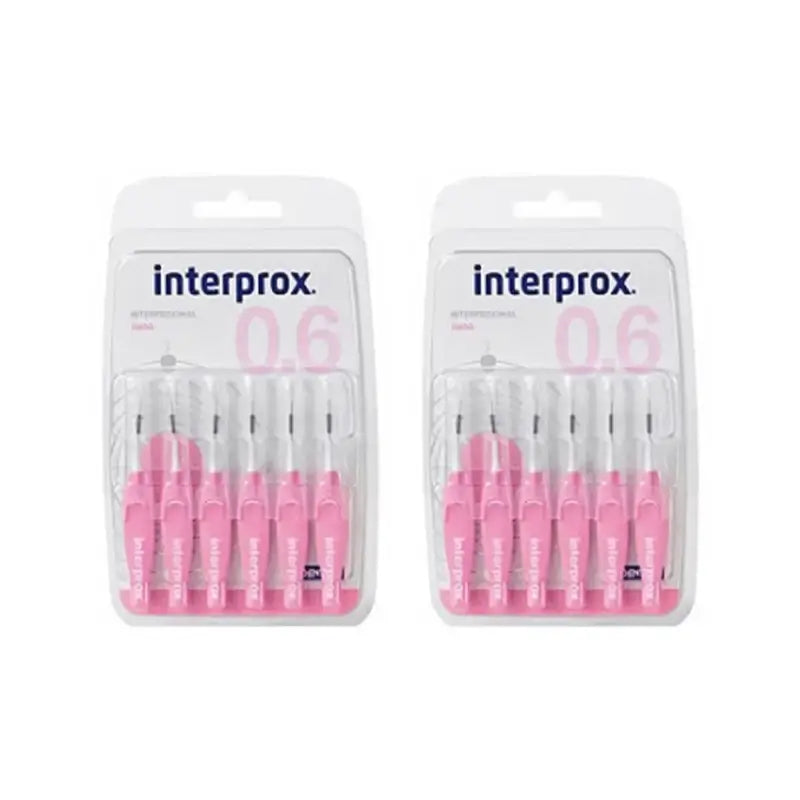 Interprox Interproximal Nano Toothbrush, 2X6 unidades