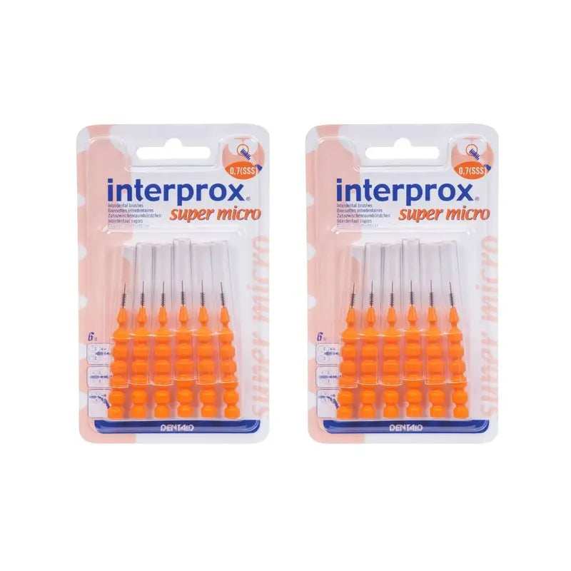 Super Micro Escova de Dentes Interprox Interproximal, 2X6 unidades