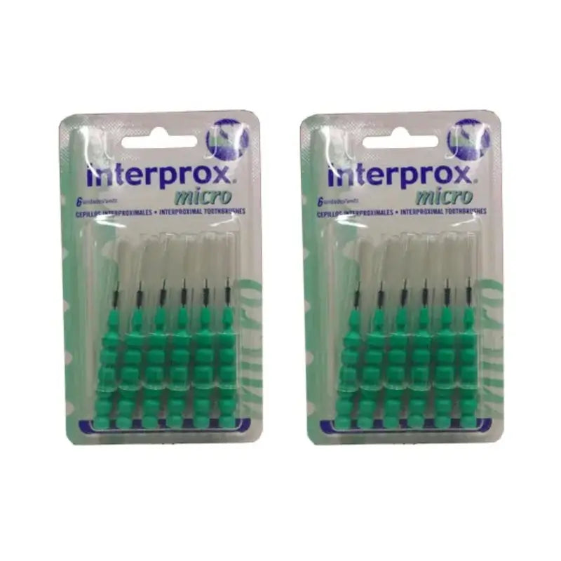 Interprox Micro Escova de dentes interproximal, 2X6 unidades