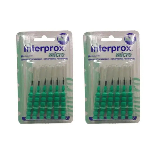 Interprox Micro Escova de dentes interproximal, 2X6 unidades