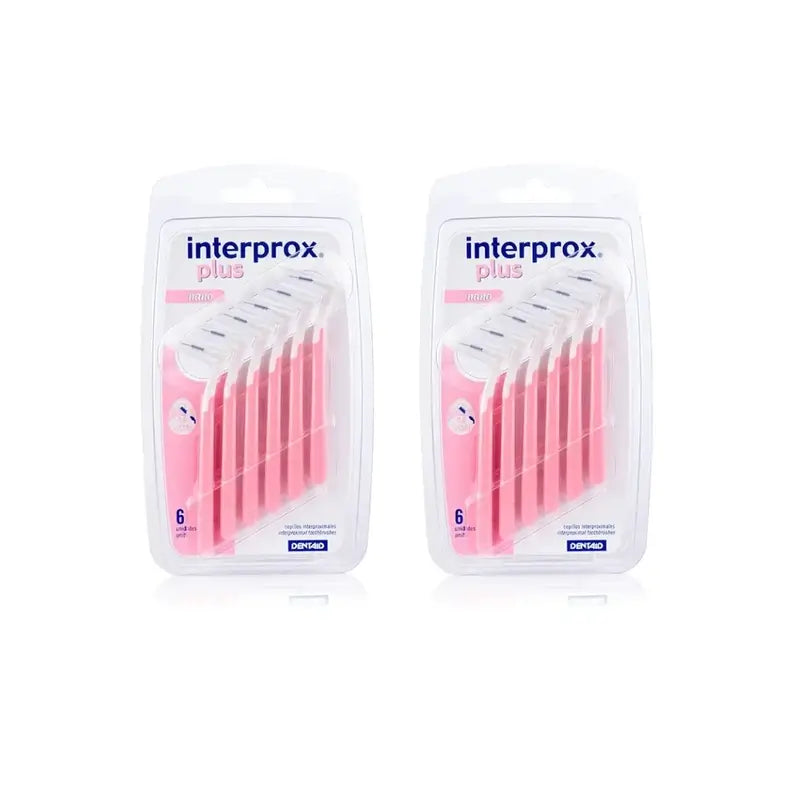 Interprox Plus Nano Escova de dentes interproximal, 2X6 unidades