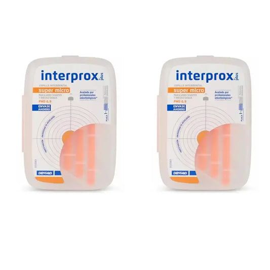 Interprox Plus Super Micro Escova de dentes interproximal, 2X10 unidades