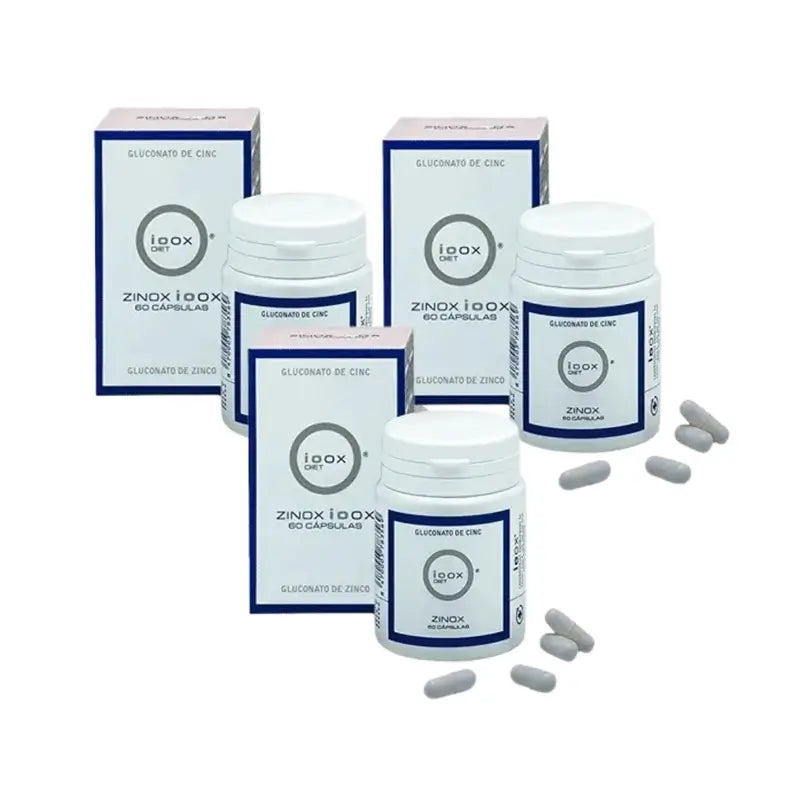 Ioox Zinox Pack 3 x 60 cápsulas