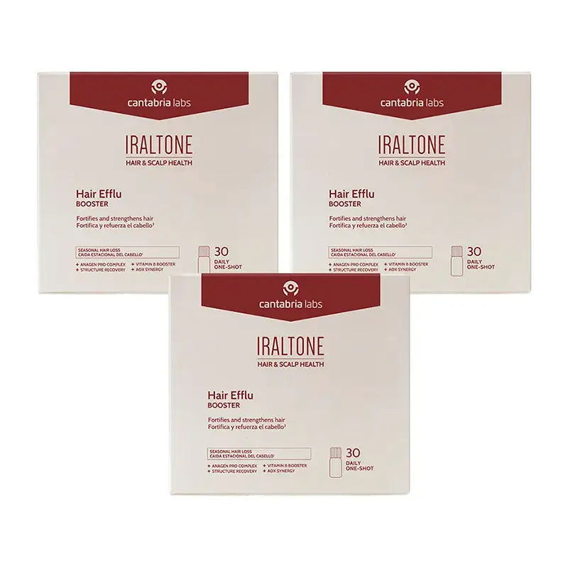 Iraltone Capilar Efflu Booster, Pack 3, 90x15 ml (Cistitone)