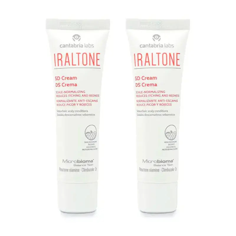 Iraltone DS Emulsão Dermatite Seborreica, Pack 2 x 30 ml (Cistitone)