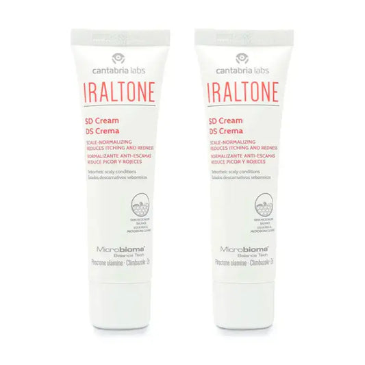 Iraltone DS Emulsão Dermatite Seborreica, Pack 2 x 30 ml (Cistitone)