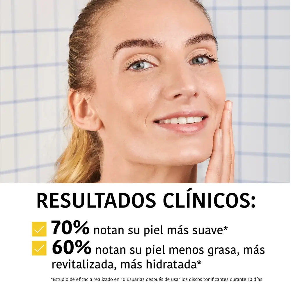 Discos tonificantes esfoliantes Iroha Nature, 10 unid.