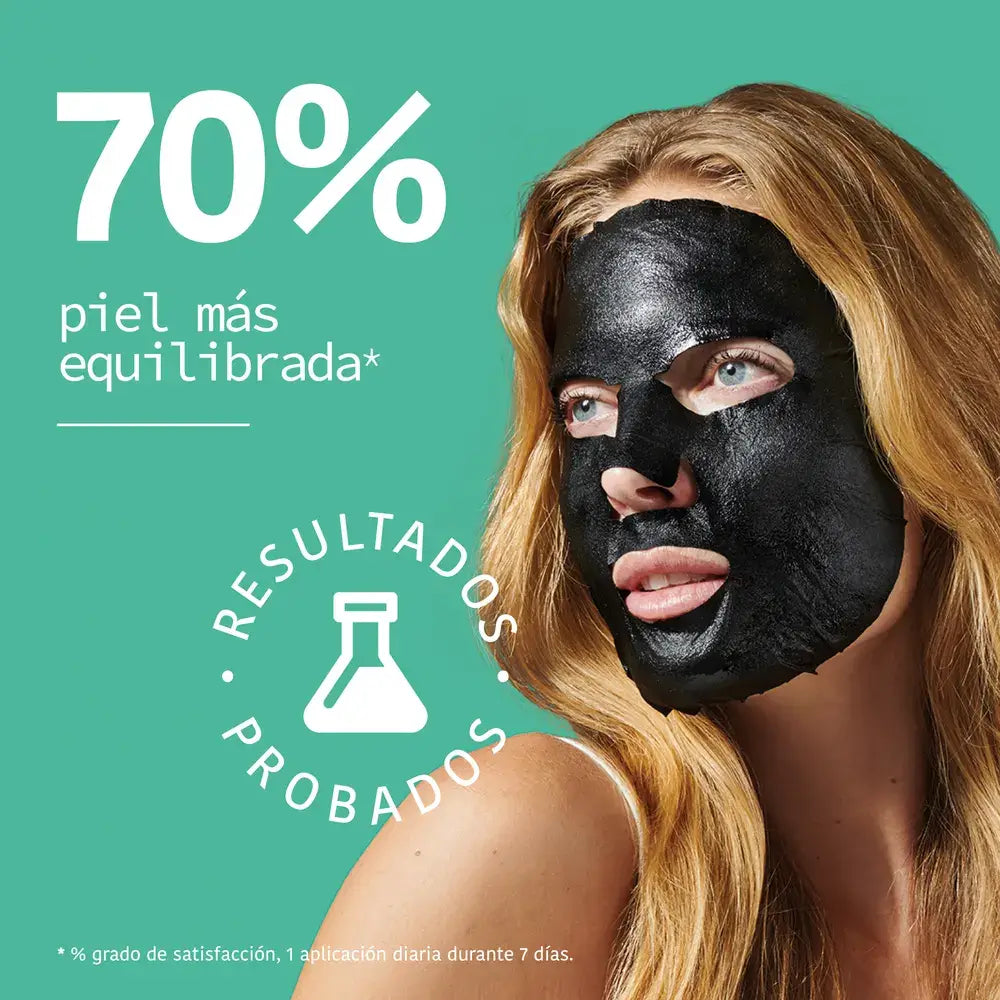 Iroha Nature Máscara Tissue Facial Equilibrante - Carvão Vegetal , 23 ml