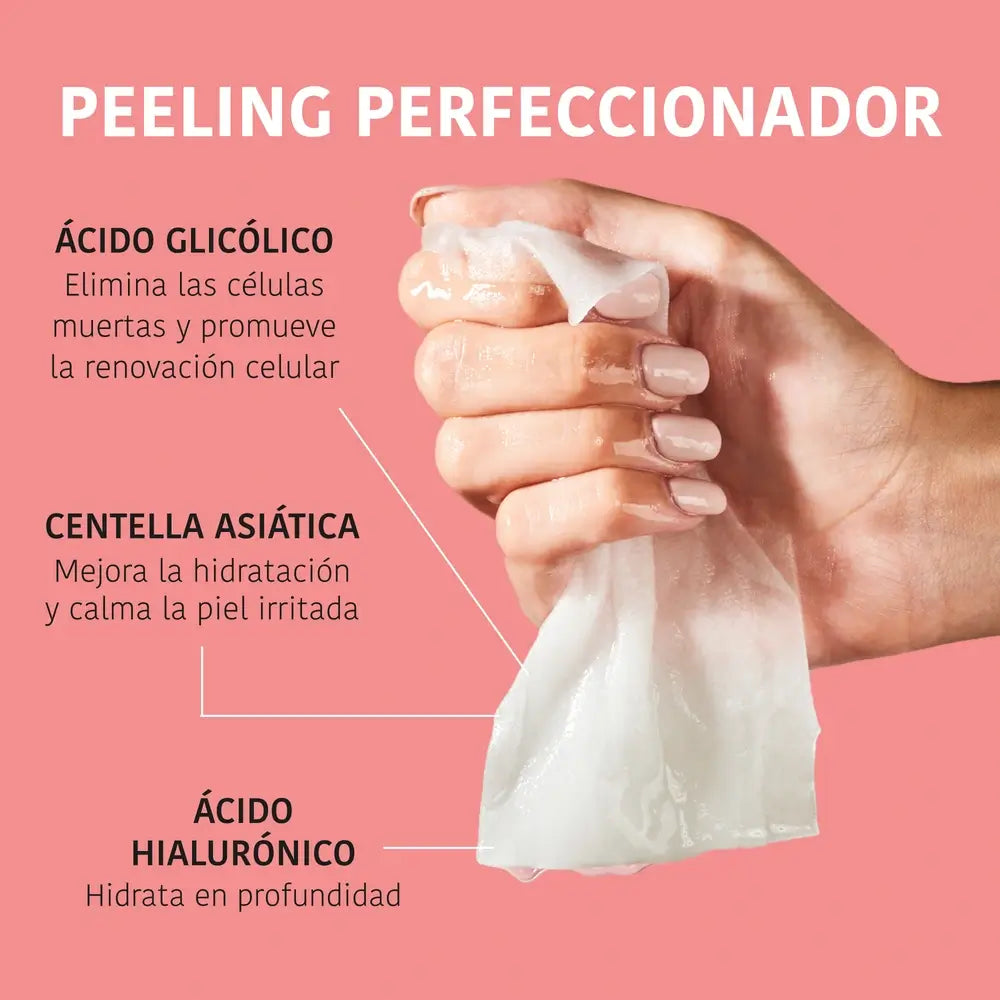Iroha Nature Facial Peeling Tissue Mask - Ácido Glicólico , 23 ml