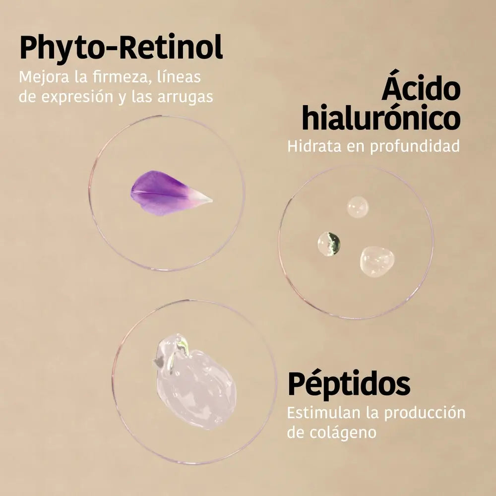 Máscara de tecido facial reafirmante Iroha Nature - Phyto Retinol, 23 ml