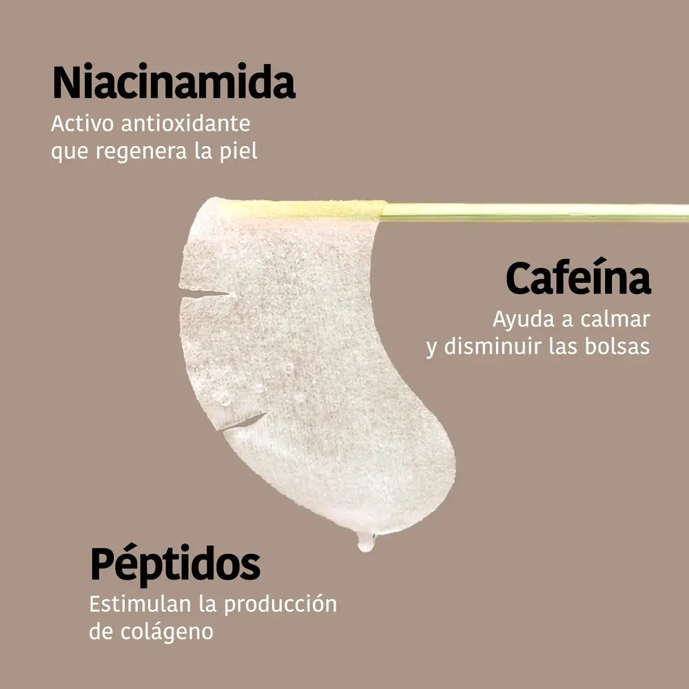 Iroha Nature Global Pensos Anti-Envelhecimento para os Olhos - Niacinamida , 16 (2x8) ml