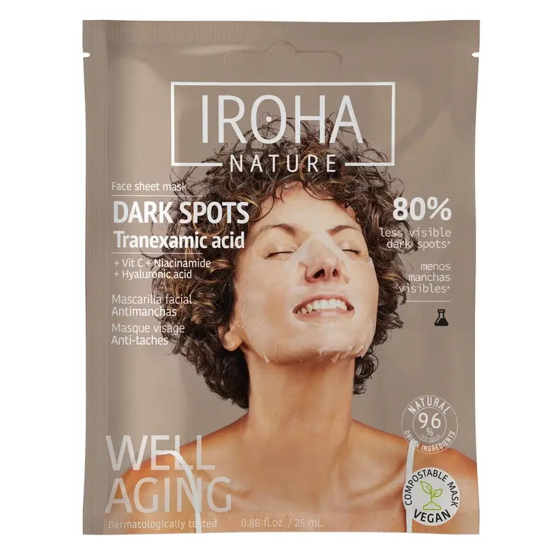 Iroha Nature Well Aging Tranexamic Acid Stain Mask, 25 ml