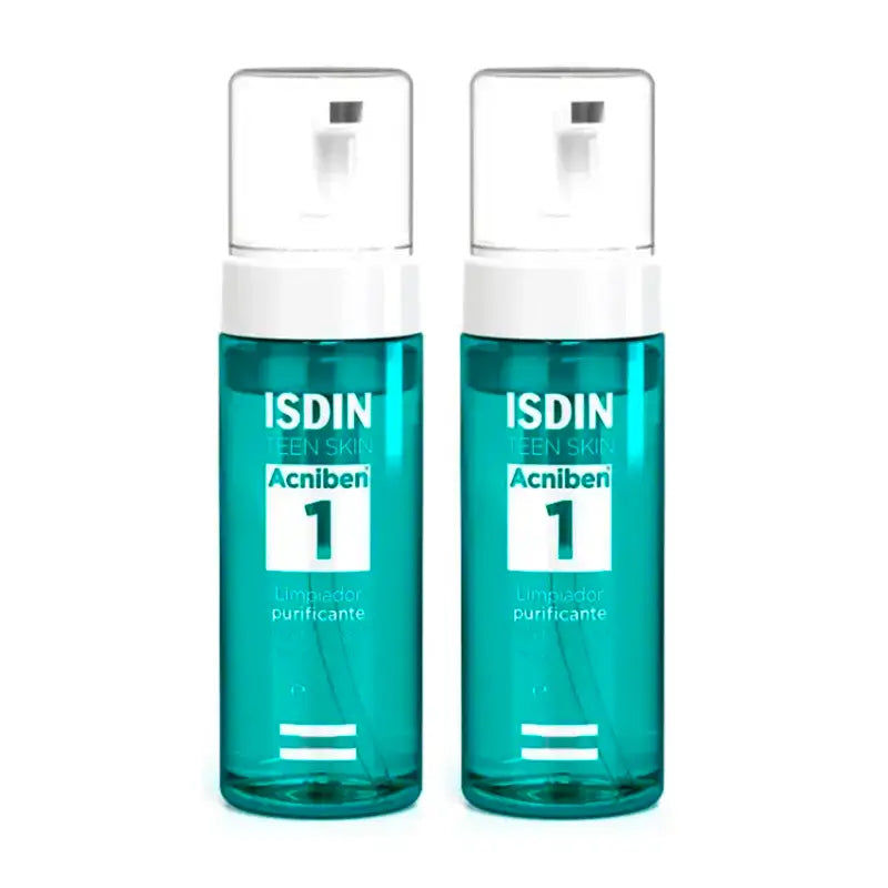 Isdin Acniben Espuma de Limpeza Purificante 2 x 150 ml