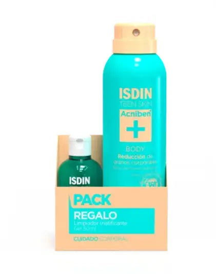 Isdin Acniben Pack Corpo + Gel de Limpeza, 150+50 Ml