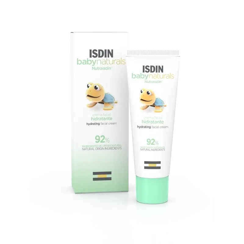 Isdin Baby Naturals Creme Hidratante para o Rosto, 50 ml