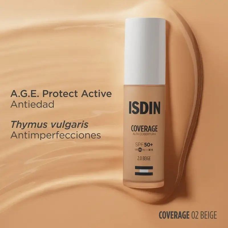 Isdin Coverage 2.0 Beige Beige Spf50+, 30 gr
