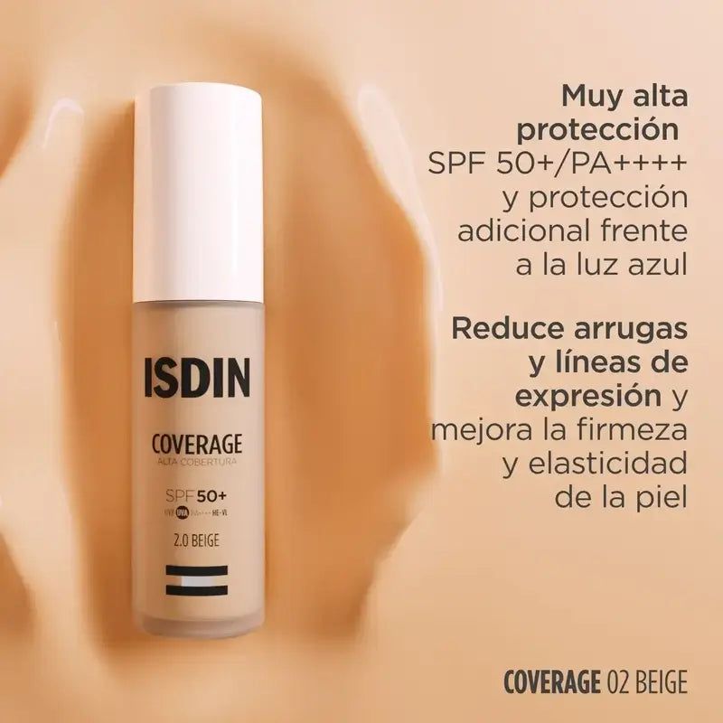 Isdin Coverage 2.0 Beige Beige Spf50+, 30 gr