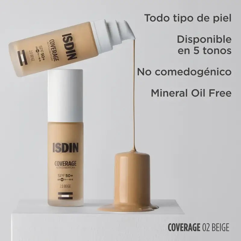 Isdin Coverage 2.0 Beige Beige Spf50+, 30 gr