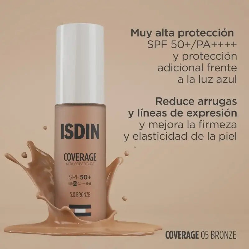 Isdin Coverage 5.0 Bronze Spf50+, 30 gr