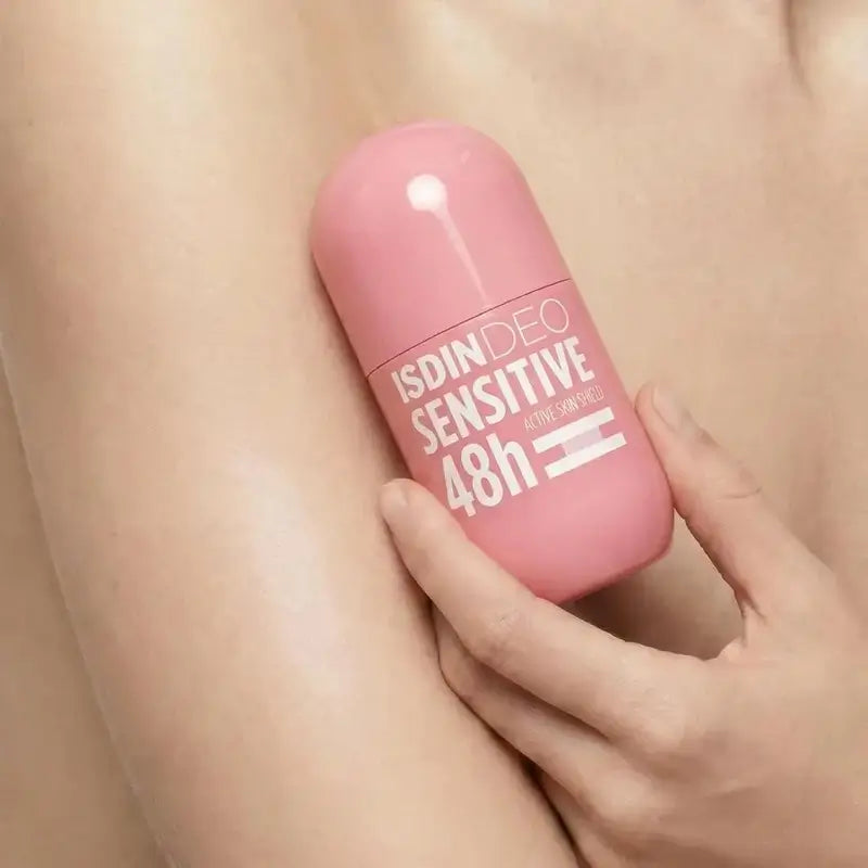 Isdin Deo Sensitive 48H, Desodorizante Roll-On sem álcool, 50 ml