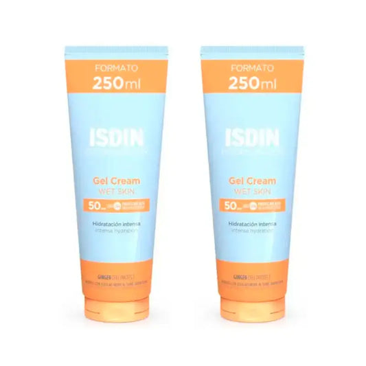 Isdin Fotoprotector Gel Creme SPF 50+, Embalagem 2 x 250 ml