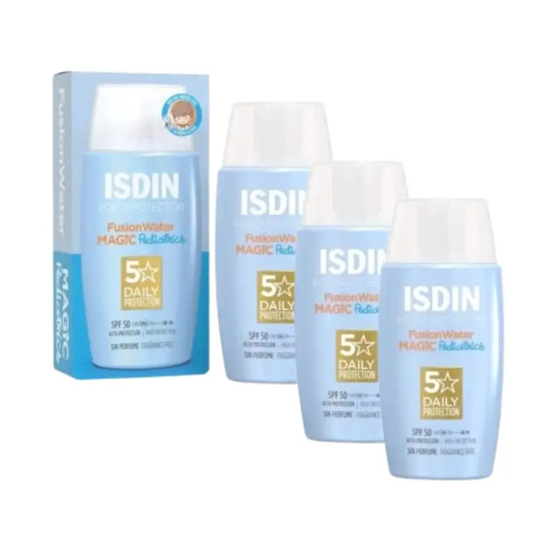 Isdin Fotoprotector Fusion Water Pediatrics Spf 50, 3X50 Ml