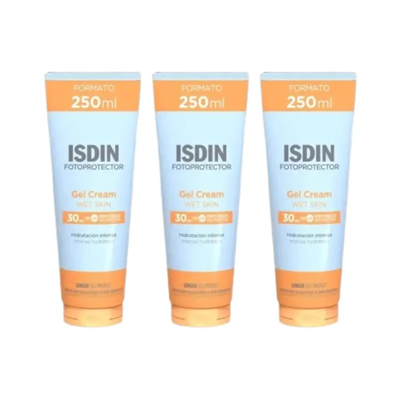 Isdin Fotoprotector Creme Gel Spf 30+, 3X250 Ml