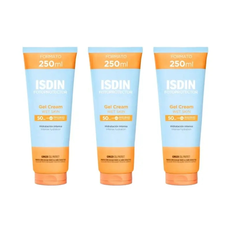 Isdin Fotoprotector Creme Gel Spf 50+, 3X250 Ml