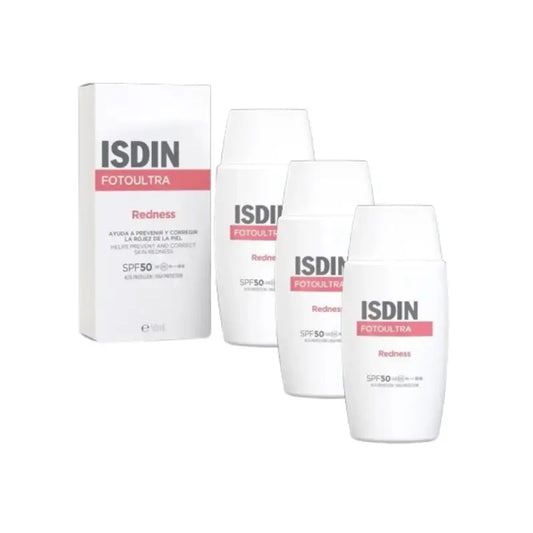 Isdin Fotoultra Redness Spf50+, 3X50 Ml