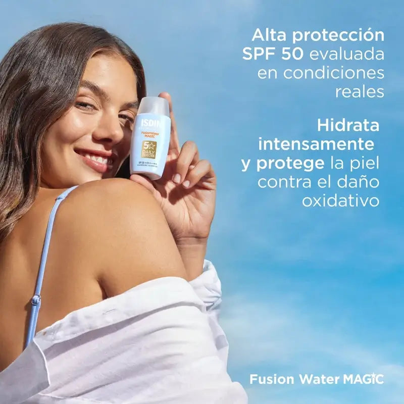 Isdin Fusion Water Magic Spf 50+ Protetor solar 2 x 50 Ml