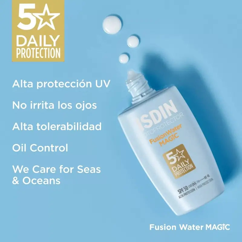 Isdin Fusion Water Magic Spf 50+ Protetor solar 2 x 50 Ml