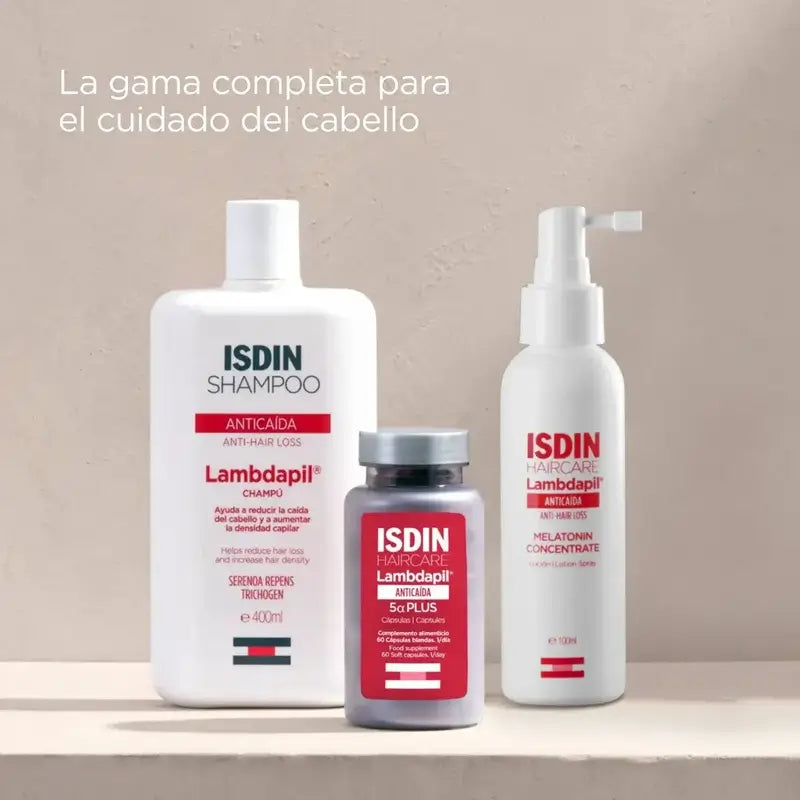 Isdin Lambdapil 5 Alfa Plus Cápsulas, Embalagem 3 x 60 Unidades